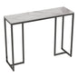 Marble Console Table Modern Accent Side Stand Sofa Entryway Hall Furniture Storage Display Table Metal Frame