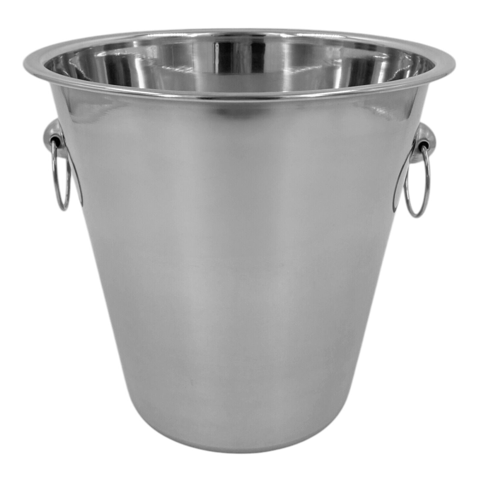 5L Stainless Steel Ice Bucket Champagne Wine Cooler with Handles Bar Pub Party