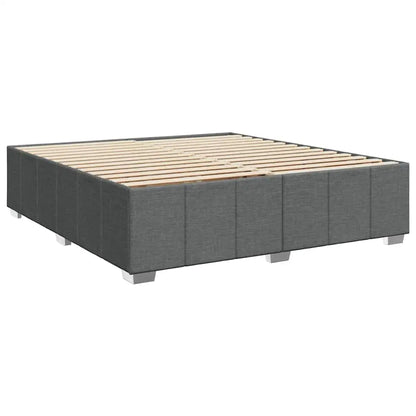 Dark Grey Super King Fabric Bed Frame - No Mattress Included