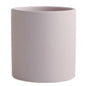 Nordic Industrial Style Colorful Ceramic Flowerpot Succulent Planter Green Plants Cylindrical Shape Flower Pot with Hole Tray