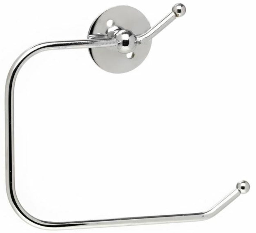 Wall Mounted Chrome Metal Hanging Toilet Paper Roll Holder with Fixings
