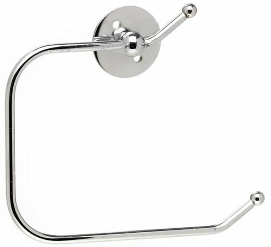 Wall Mounted Chrome Metal Hanging Toilet Paper Roll Holder with Fixings