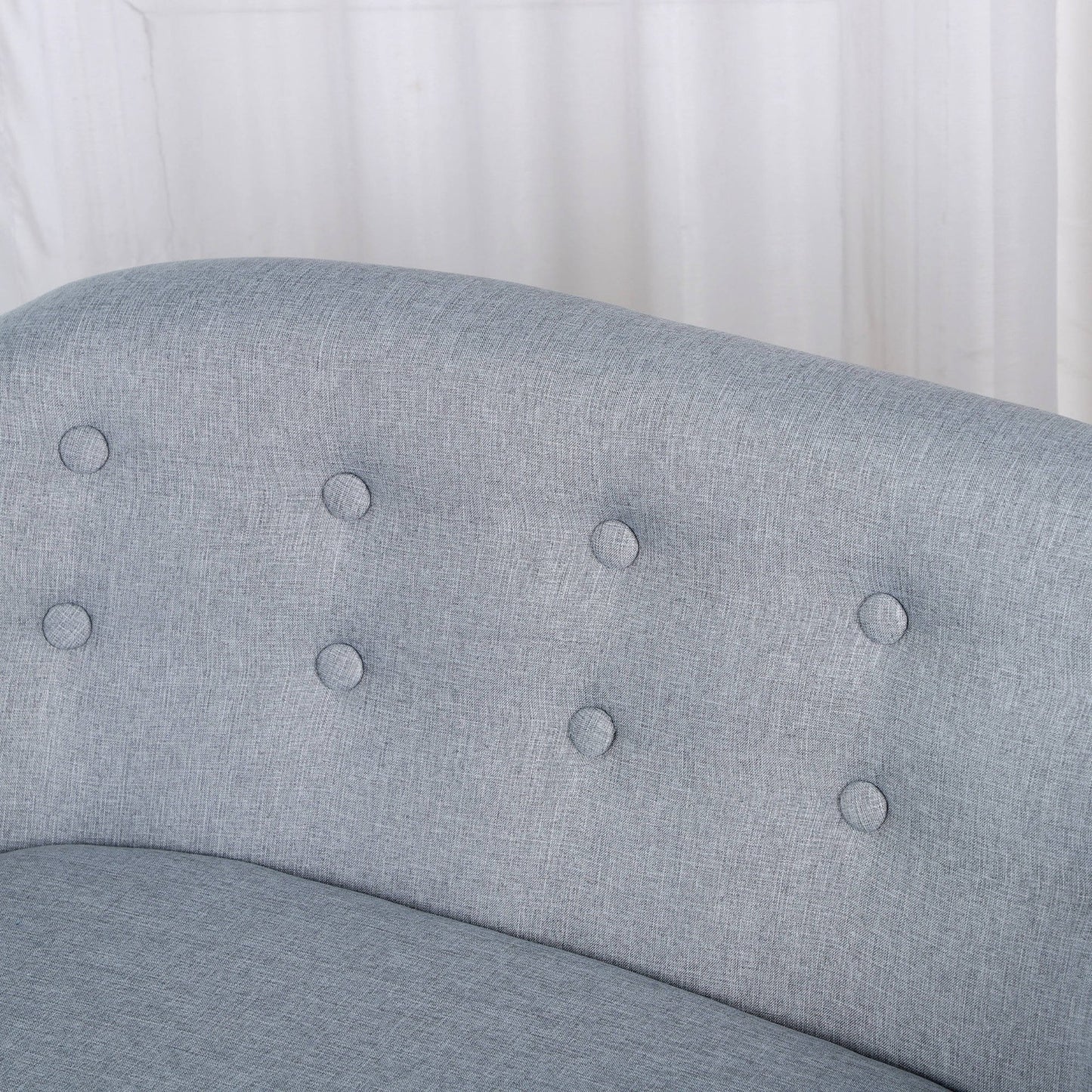HOMCOM Kids Sofa Children Couch Toddler Armchair Seat Bedroom Nursery Grey