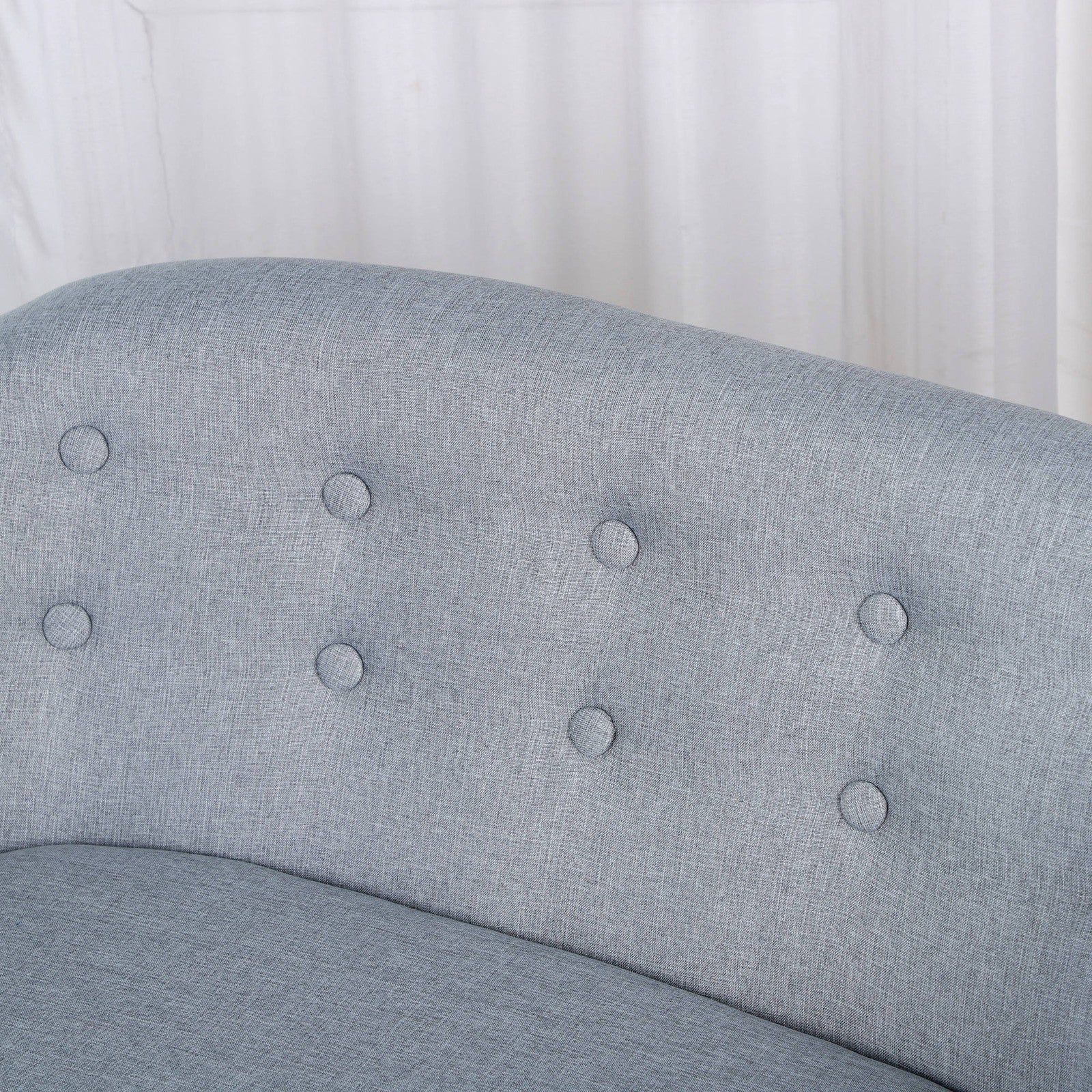 HOMCOM Kids Sofa Children Couch Toddler Armchair Seat Bedroom Nursery Grey