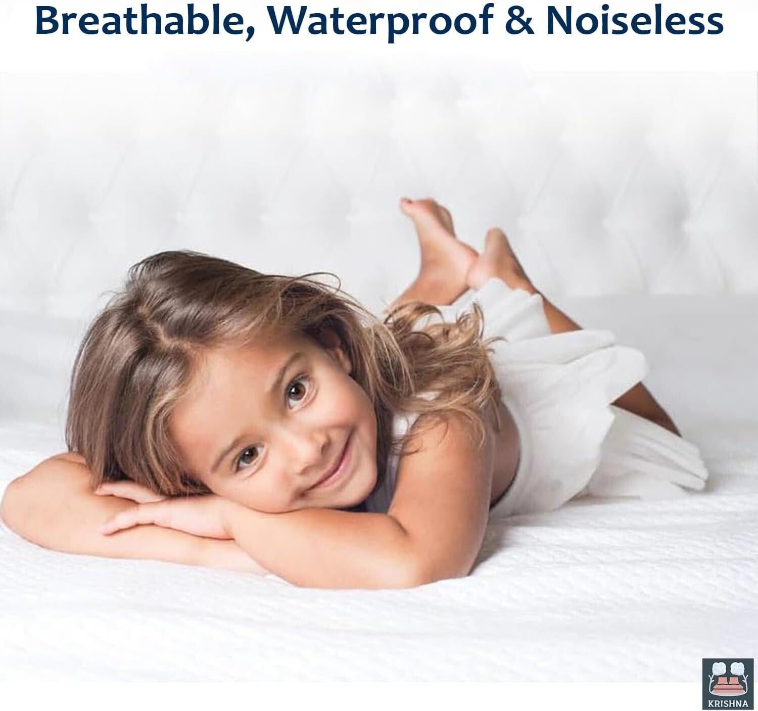 New Waterproof Terry Towel Mattress Protector Fitted Bed Cover Double Non-Noisy